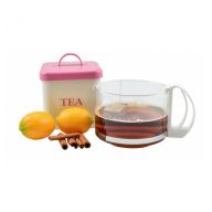 Üveg tea-kávé kiöntő 1,3L  