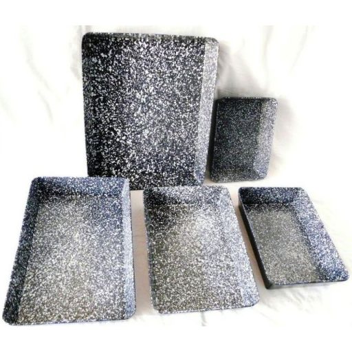 Zománcos tepsi 36x24 cm 4-es