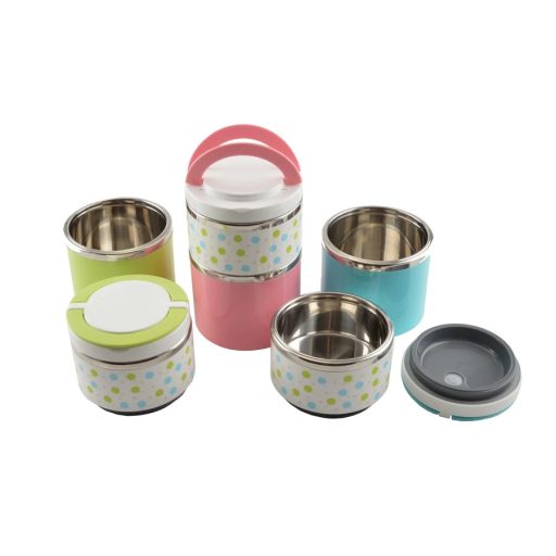 Virágos ételhordó 2 részes