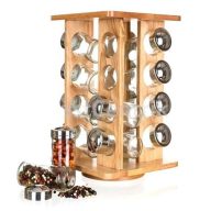 Fűszertartó 16 részes fa